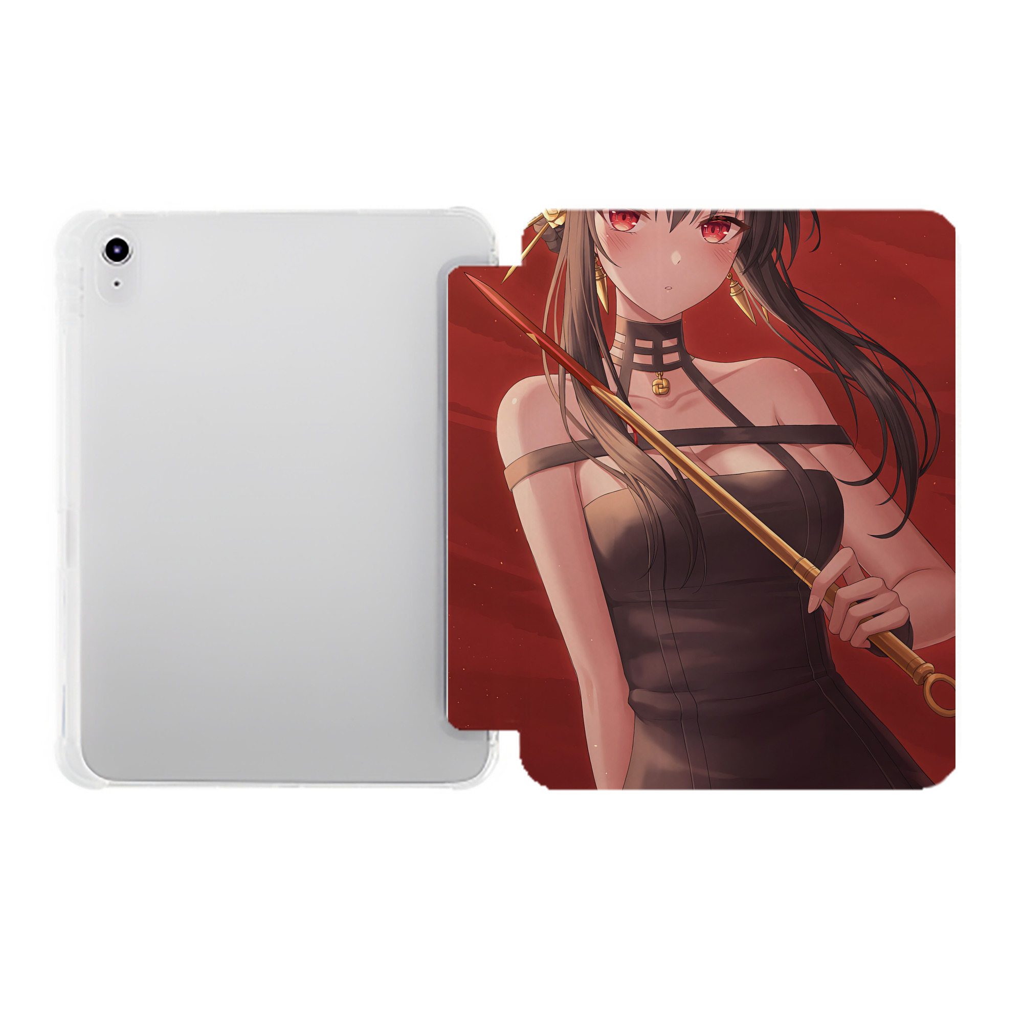 （画像用） SPY×FAMILY间谍家家酒 IPad ケース ペン収納付き 三つ折りスタンド PUレザー×シリコン 対応機種9.5/10.5/10.9インチ